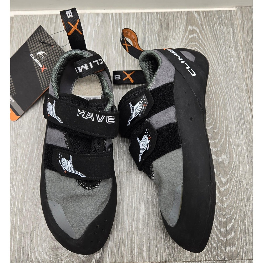 Climb X Rave Rock Climbing Shoes Granite Grey US Men 3.5 Women 4.5 EUR 35 NEW